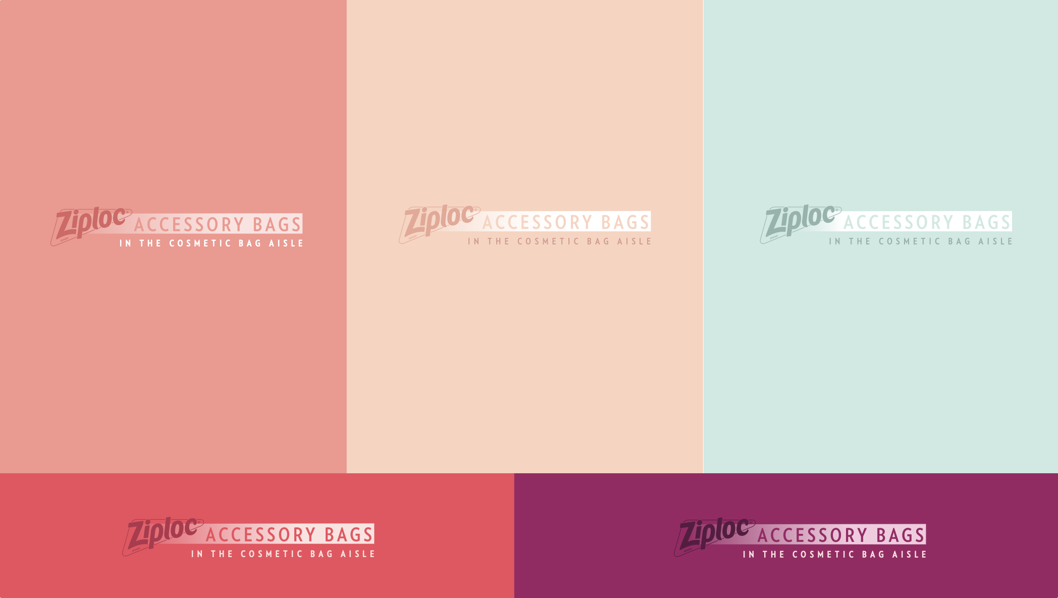 Ziploc new product logo system